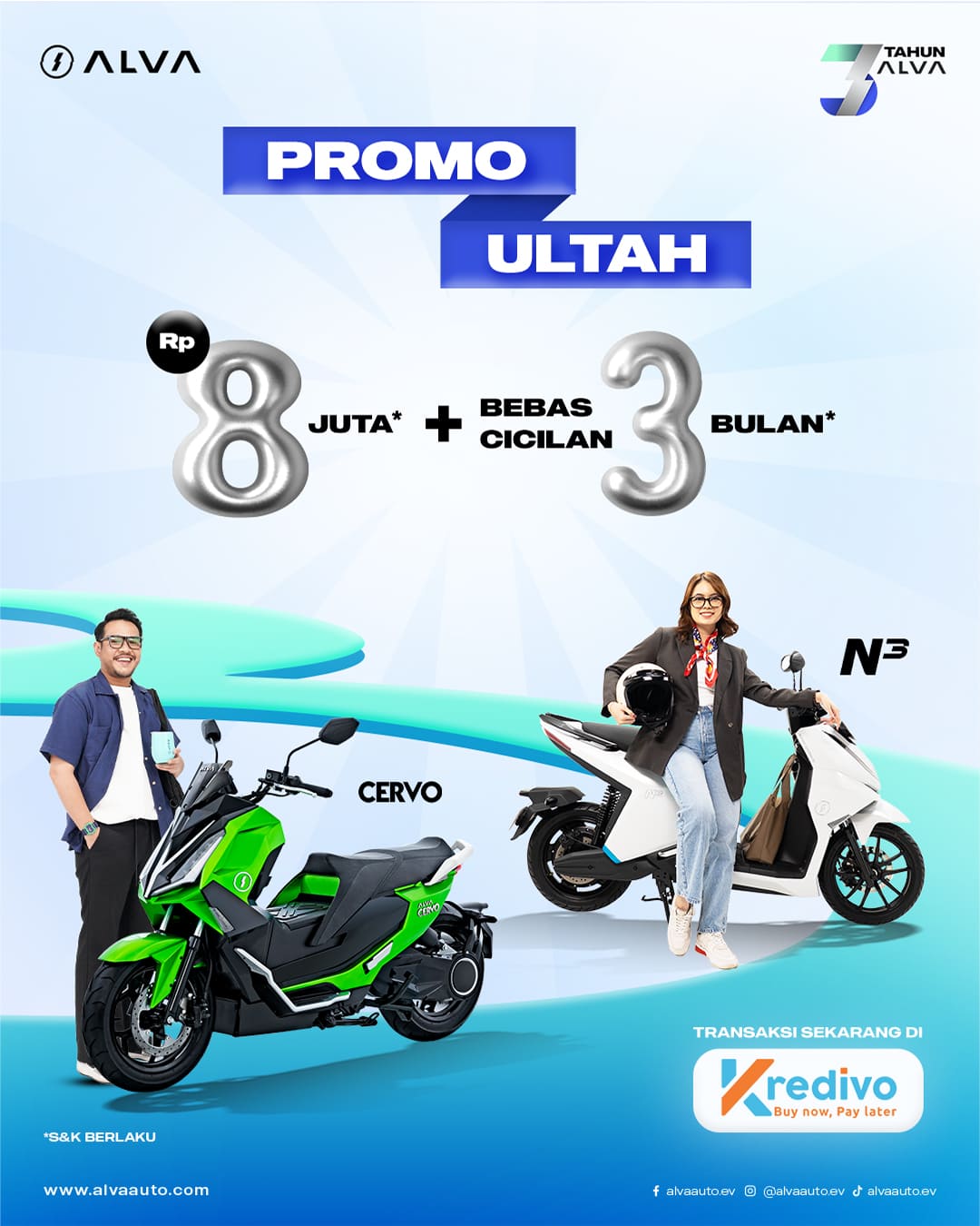 Ulang Tahun ALVA Ke-3: Rencana ke Depan dan Promo Spesial hingga 8 Juta Rupiah!