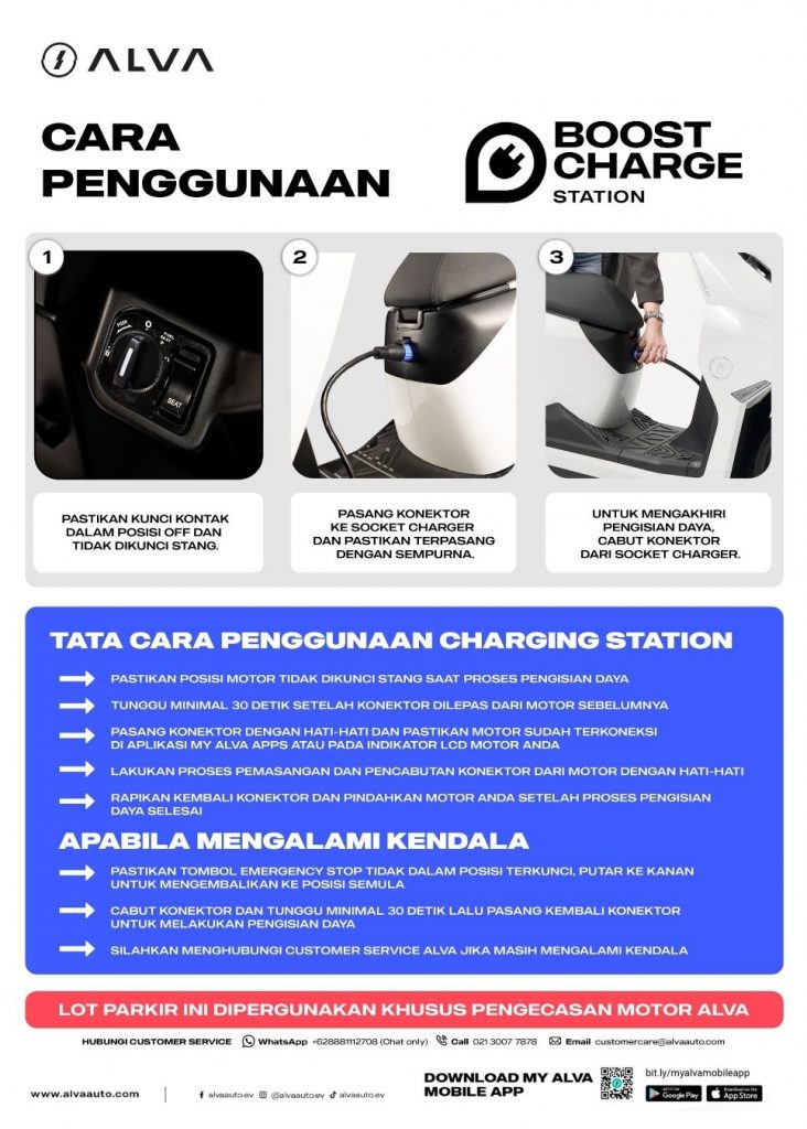 cara ngecas motor listrik