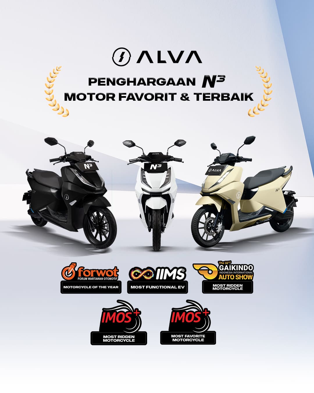 Daftar Penghargaan Motor Listrik ALVA di 2025