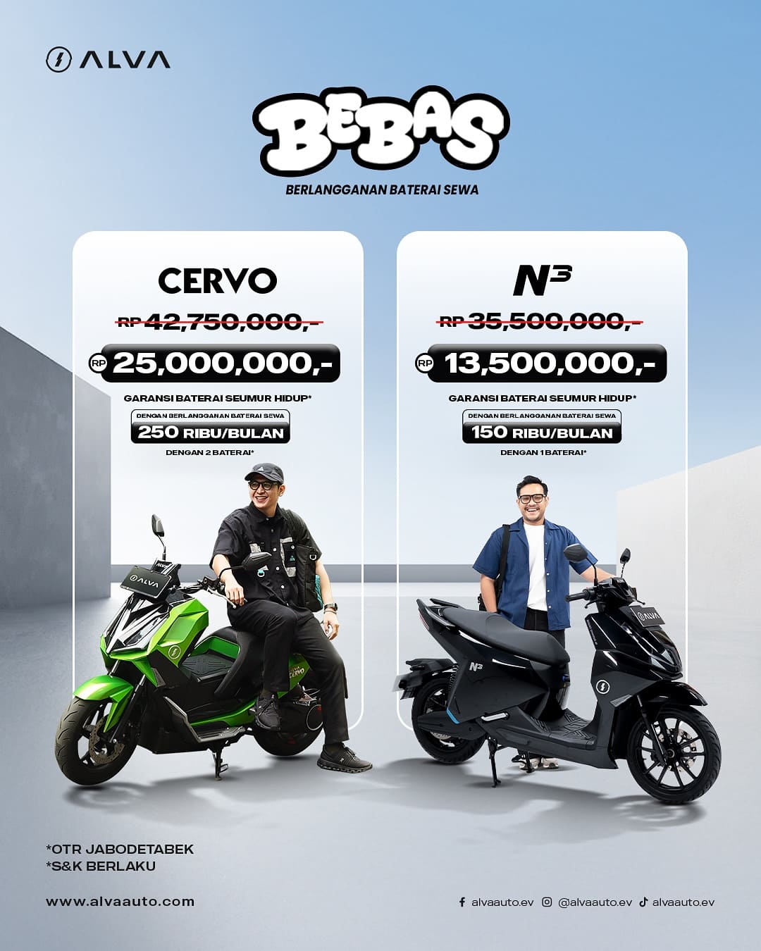Motor Listrik Rekomendasi 2026: Mengapa ALVA CERVO dan N3 Jadi Pilihan Utama?