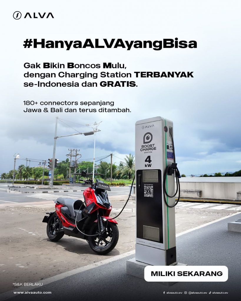 SPKLU Motor Listrik ALVA