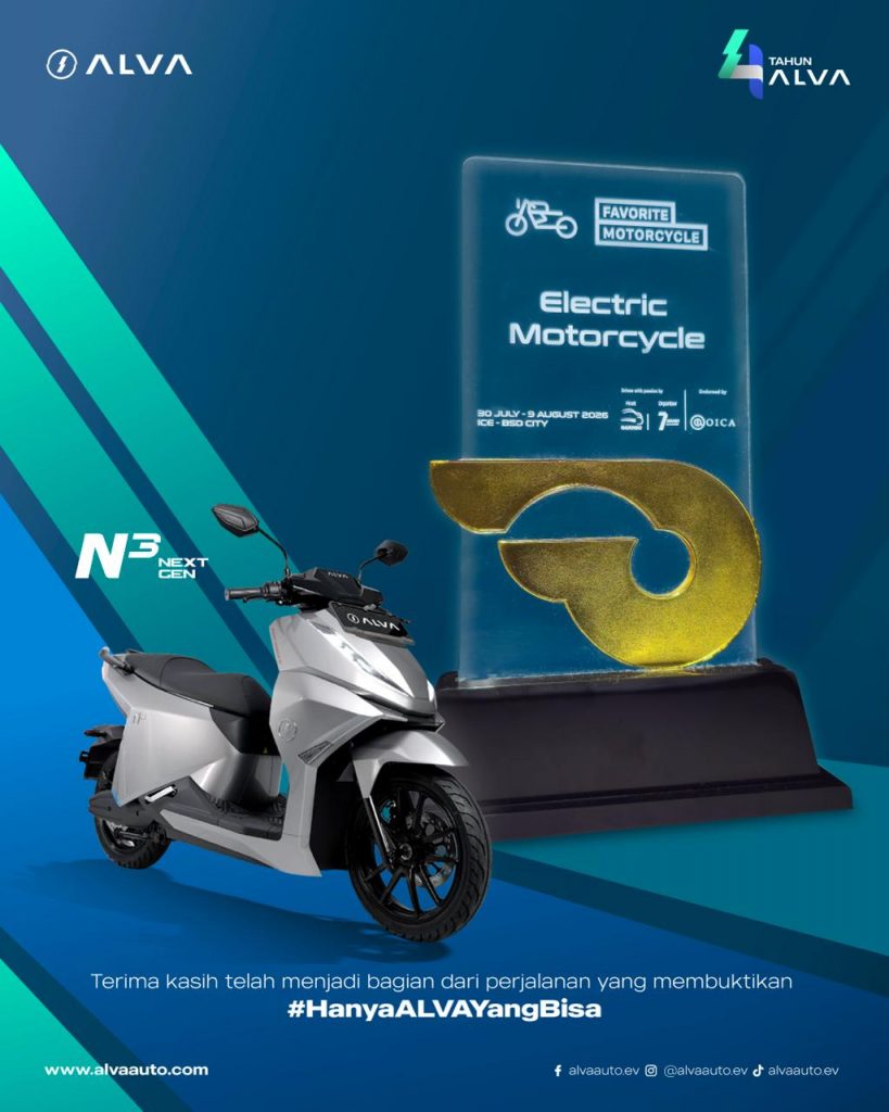 N3 Award GIIAS Motor Listrik Terfavorit